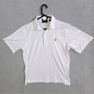 MASTERS COLLECTION (AMEN CORNER) MENS POLO SHIRT WHITE SIZE M